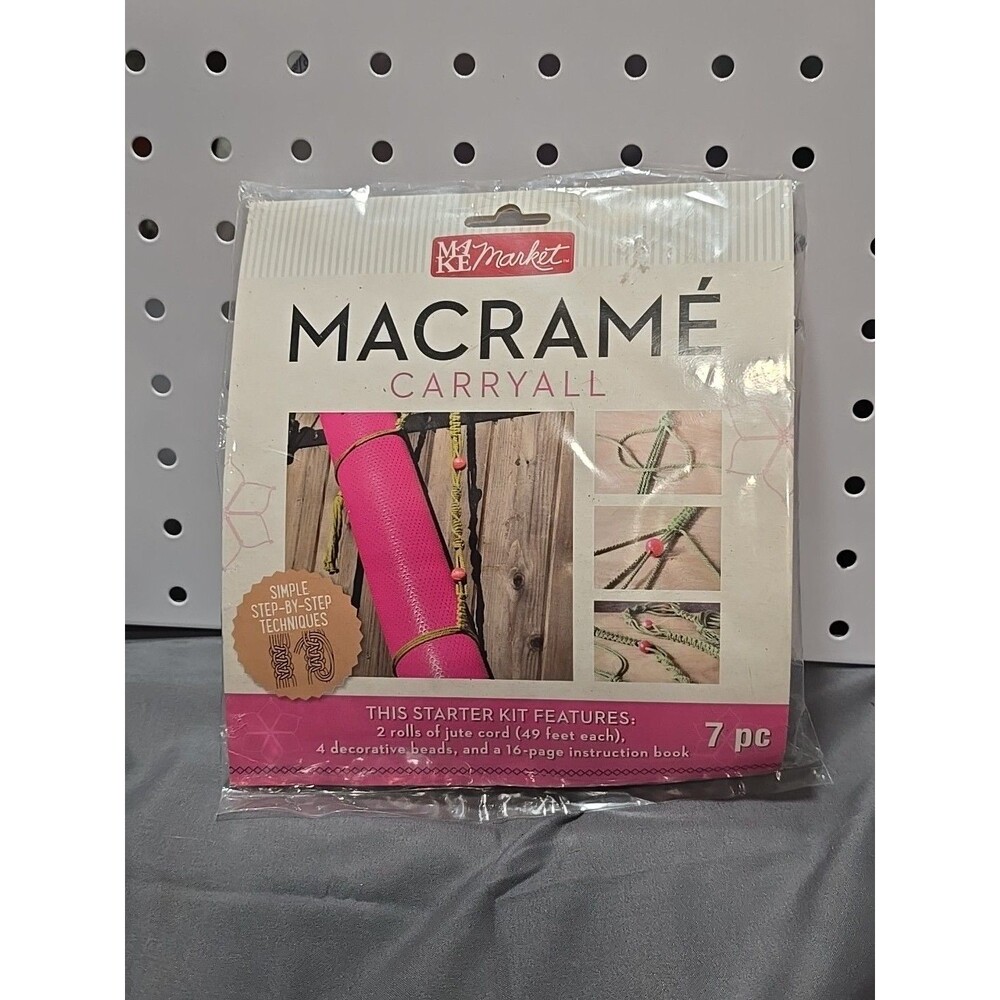 Make Market Macrame Carry All 7pc Starter Kit Brand New
